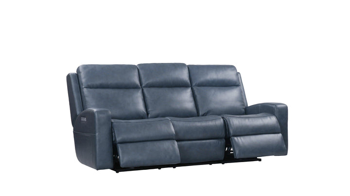 Aarhus Leather Power Rclining 3-Seat Sofa - UR livingroom