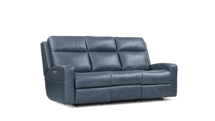 Aarhus Leather Power Rclining 3-Seat Sofa - UR livingroom