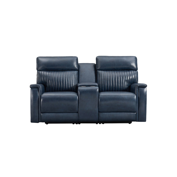 Vaasa Leather Loveseat| Power Reclining| Power Headrest | Power Lumbar