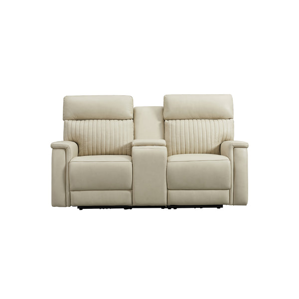 Vaasa Leather Loveseat | Power Reclining| Power Headrest | Power Lumbar