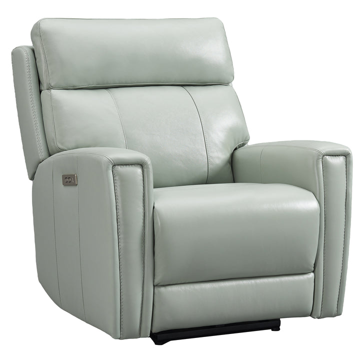 lightaqua dual power genuine leather recliner